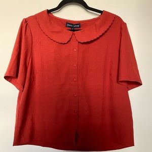 Princess highway Peter Pan collar top